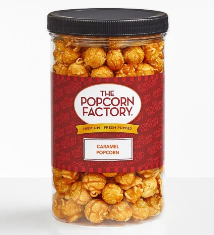 7 Inch Caramel Popcorn Canister